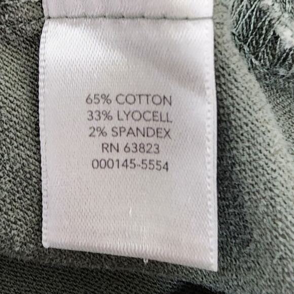 Christopher & Banks Green Relaxed Fit, Wide Leg Capri pants Wonen's Size 6 - Picture 5 of 9